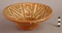 Red pottery bowl