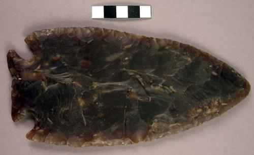 Implement, brown translucent flint