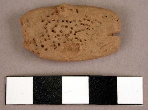 Clay figurine--fragment