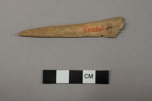 Archaeological, bone tool, perforator