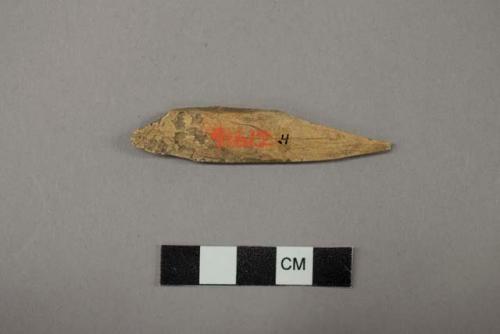 Archaeological, bone tool, perforator