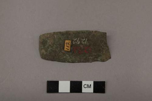 Stone blade fragment