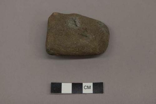 Archaeological, ground stone, grooved axe