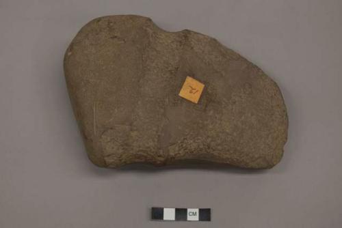 Archaeological, ground stone, grooved axe.