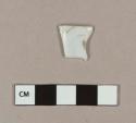 Gilded, molded porcelain rim sherd