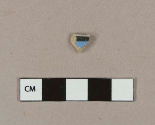 Annular banded whiteware rim sherd