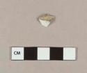 Green transfer printed whiteware body sherd