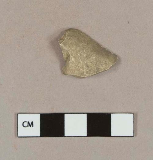 Unidentified refined earthenware body sherd, missing finish from all sides