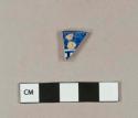 Blue transfer printed pearlware rim sherd