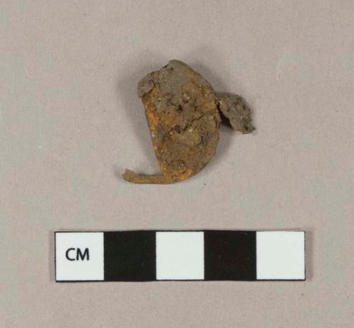 Iron crown bottle cap fragment