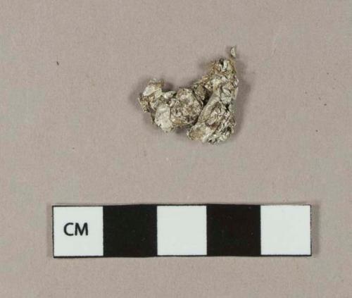 Metal, aluminum foil fragment