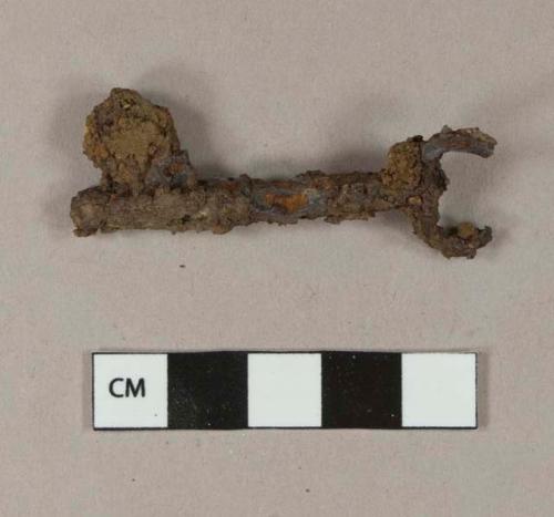 Iron key fragment