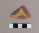 1 rim sherd polychrome Copador simple bowl