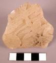 Carved alabaster sherd