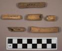 Bone fragments, maybe used as beads