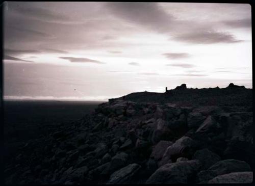 Spanish mission at Awatovi from a distance