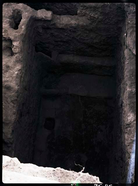 Kiva B from east, showing firepit and ventilator shaft