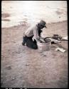 Al doing his Sunday washing at tank below Awatovi