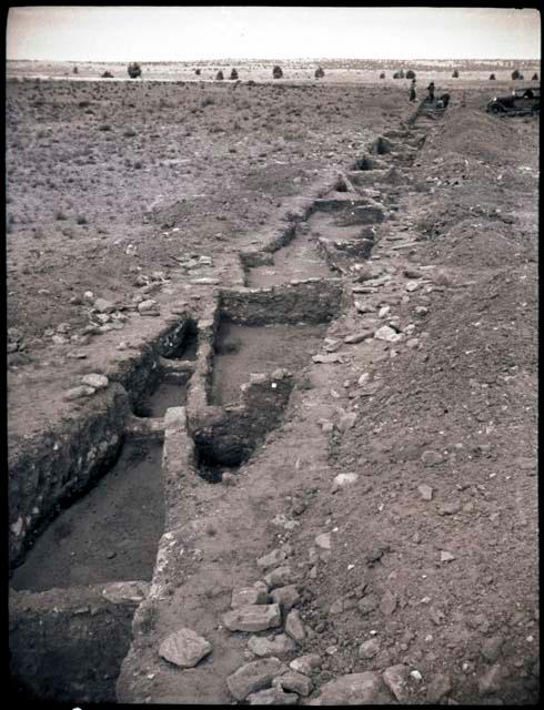 Awatovi trench, from room 49