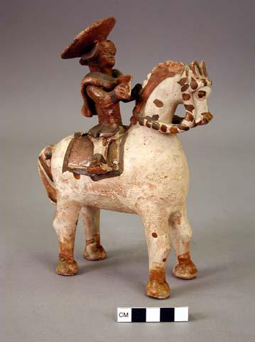 Ceramic bull effigy