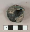 Unidentifed cuprous alloy fragment, heavily corroded