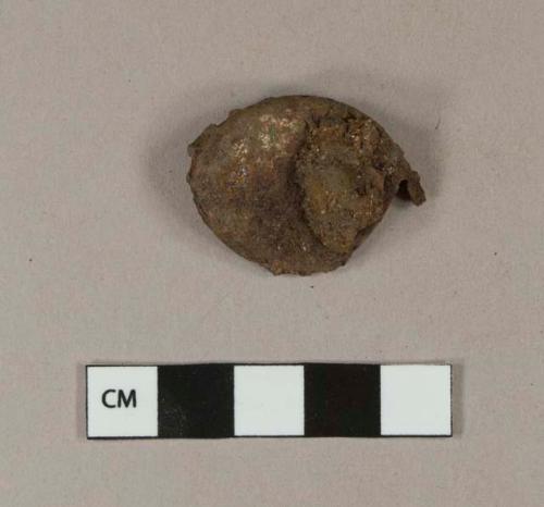 Iron crown bottle cap fragment