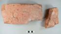 Brick fragments; two fragments crossmend