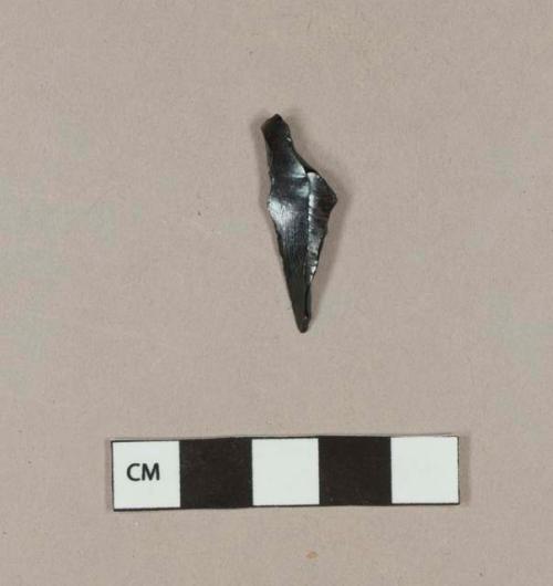 Obsidian shouldered point