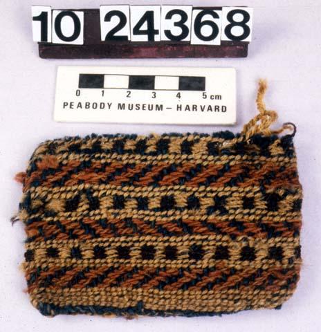 Small medicine bag - made of ravelled blanket