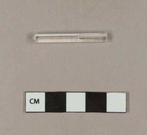 Glass thermometer fragment