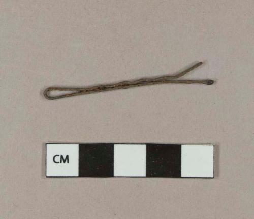 Ferrous metal bobby pin