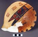 Restored San Bernardino polychrome pottery ladle