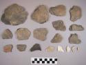 Sherds and shell fragments