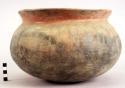 Earthen vessel. bowl shape