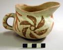 Small pottery pitcher