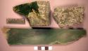 Pieces of nephrite (jade)