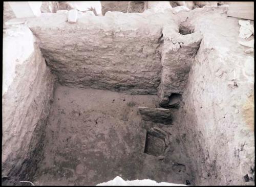 Excavated room, showing flue (Also 18S)