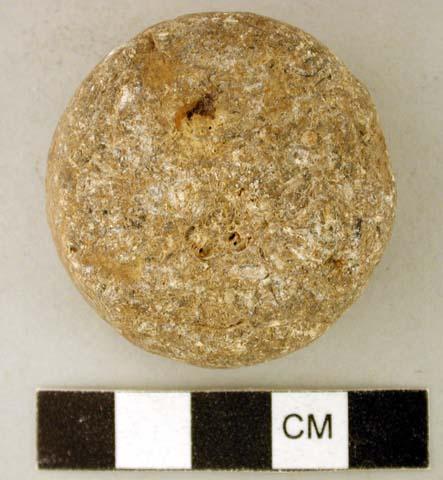 Ground stone, disc