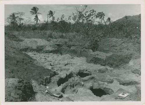 Area A, Trench 6, looking northwest