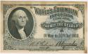 World's Columbian Exposition official souvenir ticket with vignette of George Washington