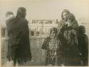 Chief's wife and daughter with another woman and children