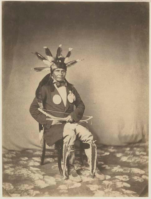 Portrait of An-pe- tu- To-ke-tsha; Wahpeton sioux