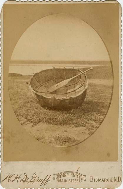 Boat made of bull's hide