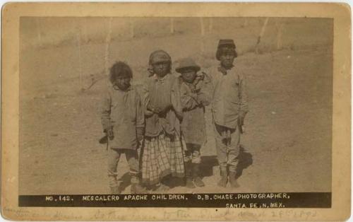 Group of four children