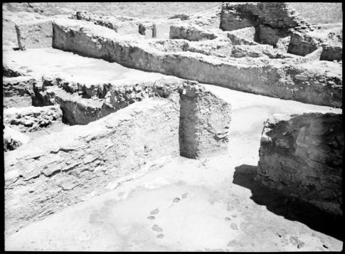 Rooms 734, 481, etc, looking northeast out of sacristy into Church C.