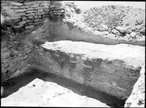 Church C, Room 734, looking SE, sacristy table.