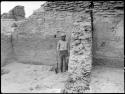 Church B, wall between room 788 and sanctuary.  Altar was on left.