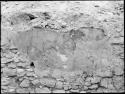 Kiva, test 14, room 5, east wall.  Masonry study. (Note Watson Smith tests for paintings.)