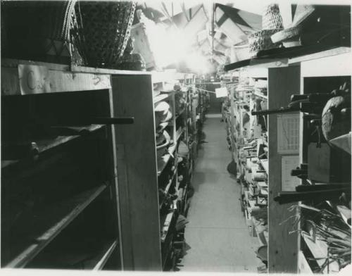 Peabody Museum floor to ceiling storage