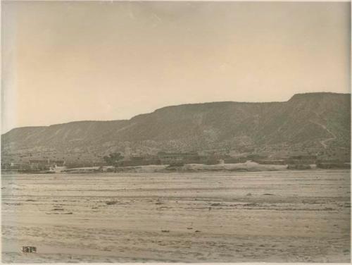 Landscape with buildings